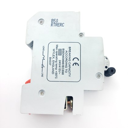 Wylex NSB50 B50 50A 50 Amp MCB Circuit Breaker Type B